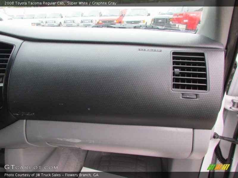 Super White / Graphite Gray 2008 Toyota Tacoma Regular Cab