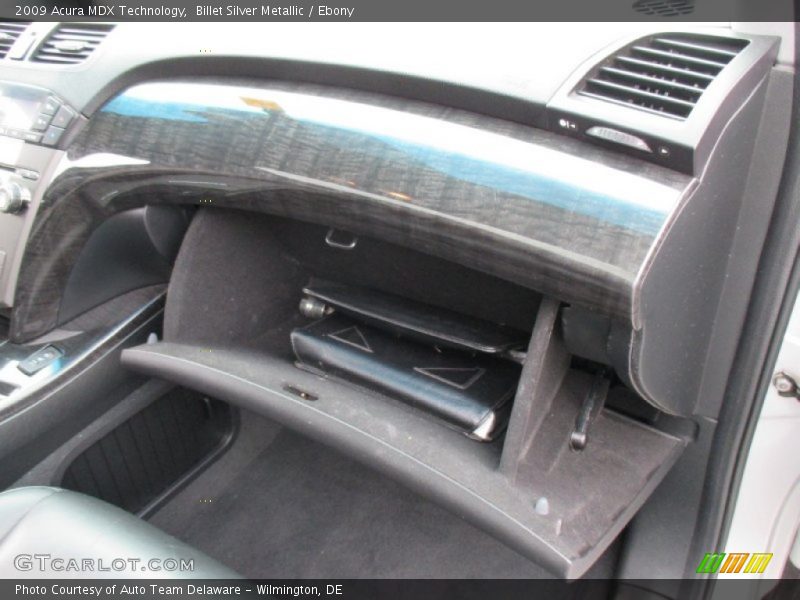 Billet Silver Metallic / Ebony 2009 Acura MDX Technology