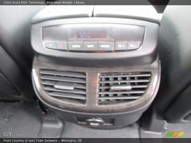 Billet Silver Metallic / Ebony 2009 Acura MDX Technology