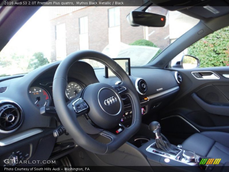 Mythos Black Metallic / Black 2016 Audi S3 2.0T Premium Plus quattro