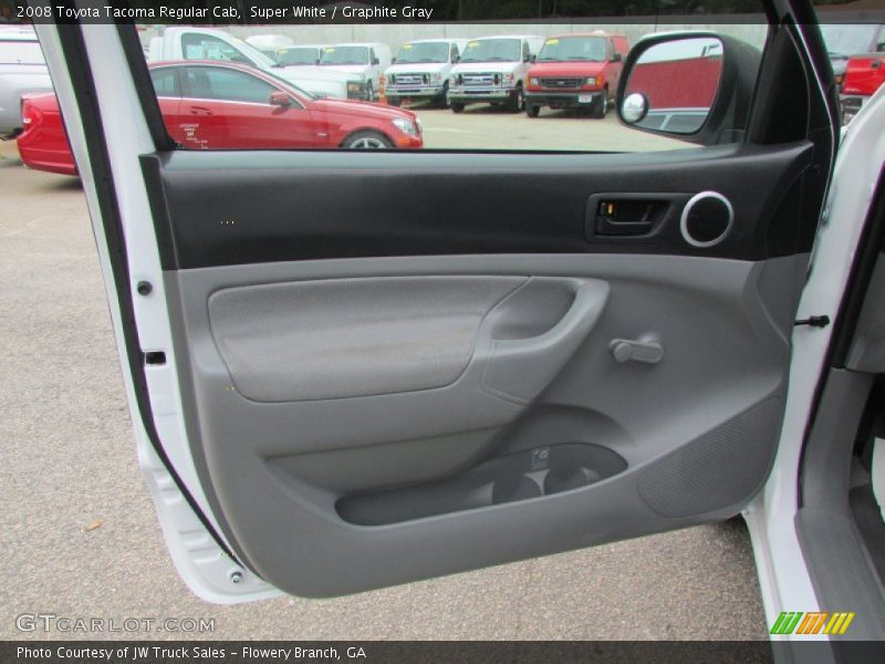 Super White / Graphite Gray 2008 Toyota Tacoma Regular Cab