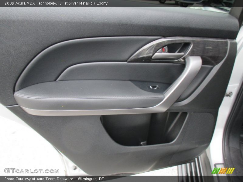 Billet Silver Metallic / Ebony 2009 Acura MDX Technology
