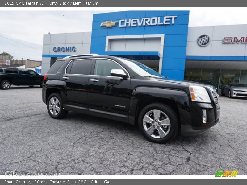 Onyx Black / Light Titanium 2015 GMC Terrain SLT