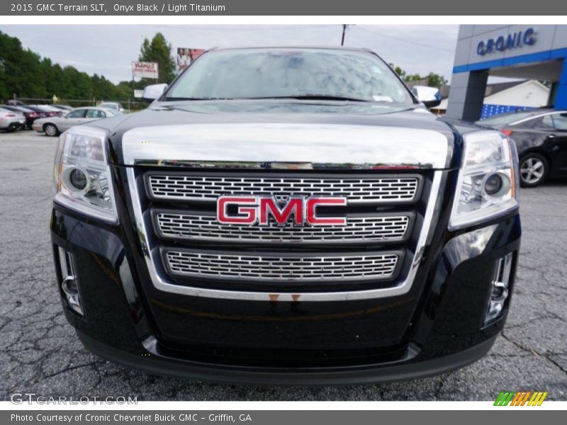 Onyx Black / Light Titanium 2015 GMC Terrain SLT