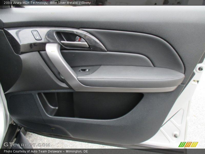 Billet Silver Metallic / Ebony 2009 Acura MDX Technology