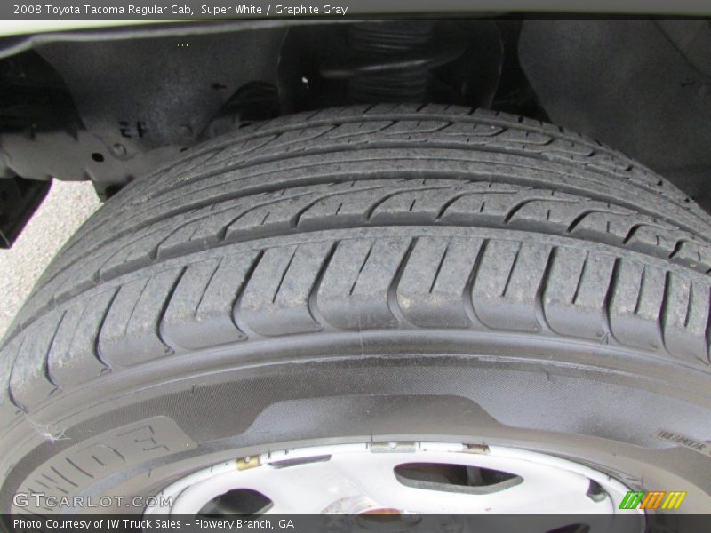 Super White / Graphite Gray 2008 Toyota Tacoma Regular Cab