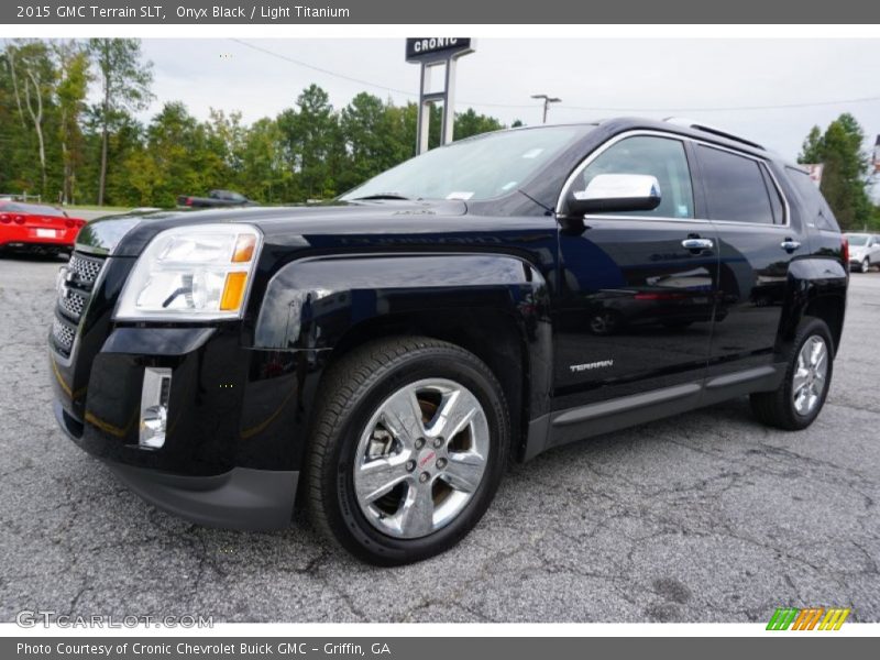 Onyx Black / Light Titanium 2015 GMC Terrain SLT