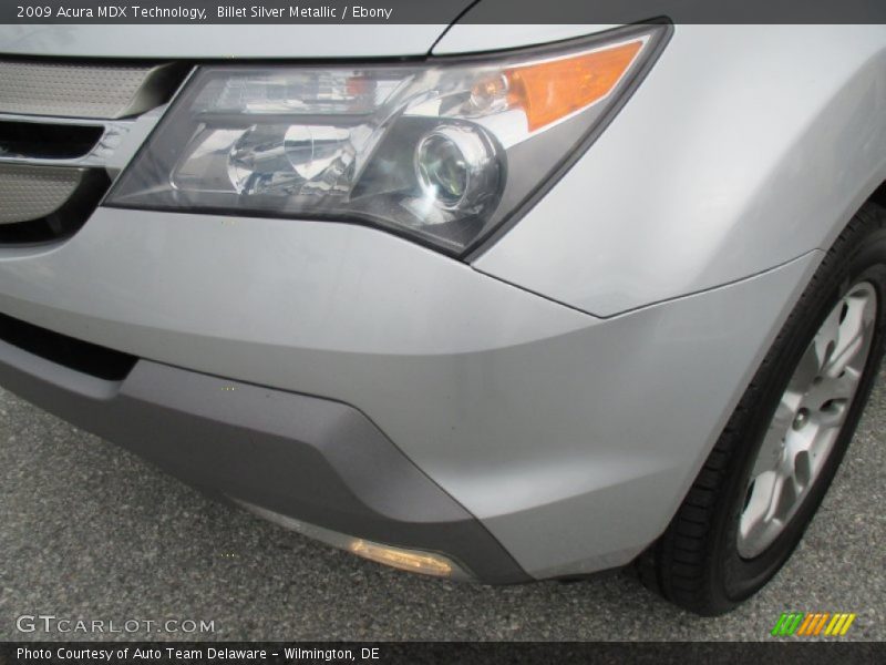 Billet Silver Metallic / Ebony 2009 Acura MDX Technology