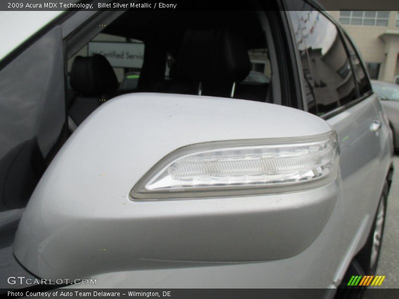 Billet Silver Metallic / Ebony 2009 Acura MDX Technology