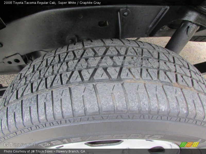 Super White / Graphite Gray 2008 Toyota Tacoma Regular Cab