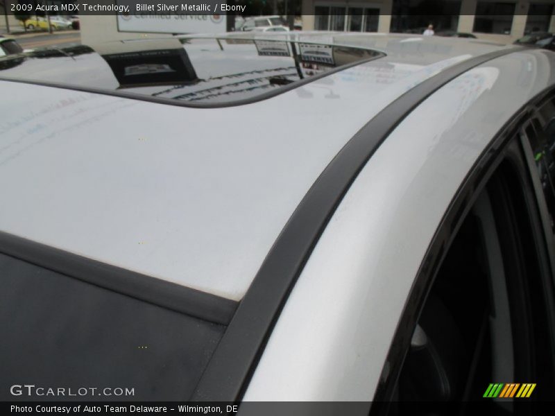 Billet Silver Metallic / Ebony 2009 Acura MDX Technology