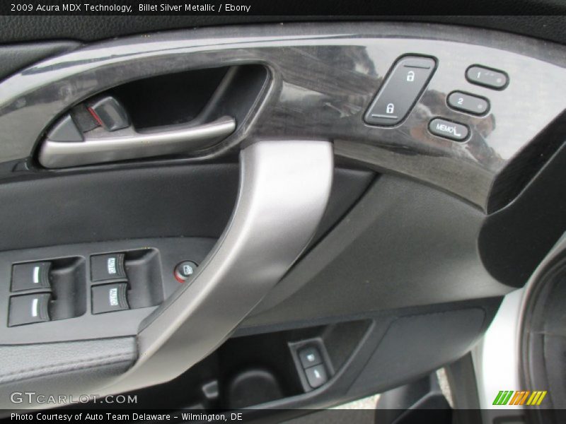 Billet Silver Metallic / Ebony 2009 Acura MDX Technology
