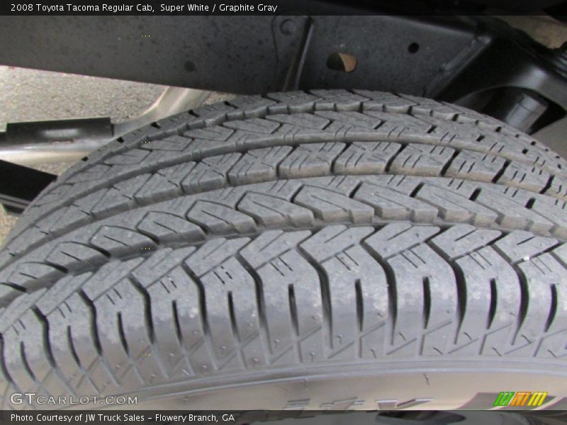 Super White / Graphite Gray 2008 Toyota Tacoma Regular Cab