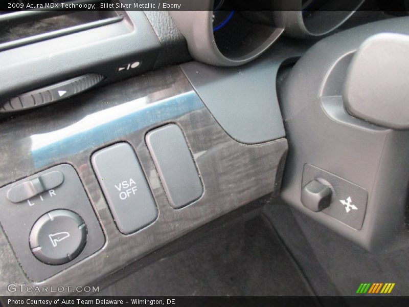 Billet Silver Metallic / Ebony 2009 Acura MDX Technology