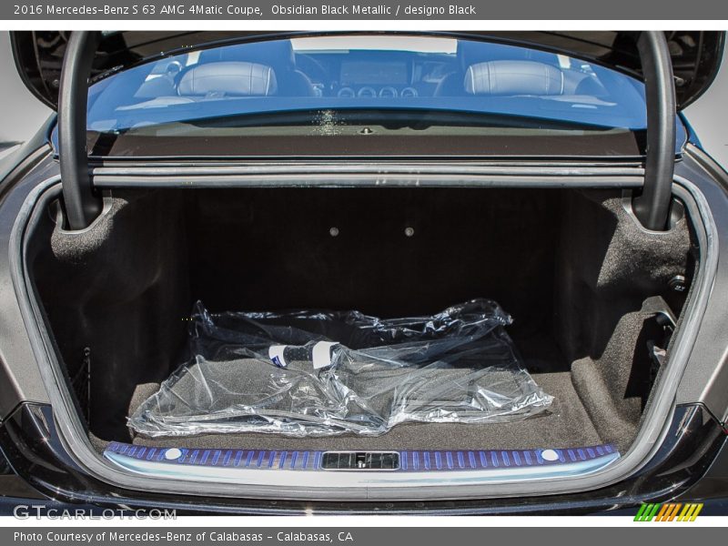 Obsidian Black Metallic / designo Black 2016 Mercedes-Benz S 63 AMG 4Matic Coupe