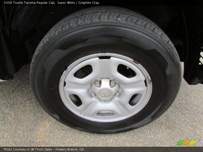 Super White / Graphite Gray 2008 Toyota Tacoma Regular Cab