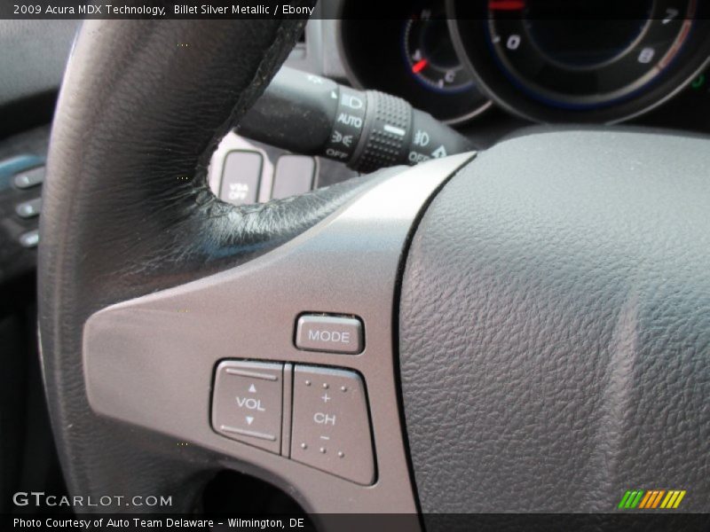 Billet Silver Metallic / Ebony 2009 Acura MDX Technology