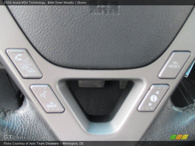 Billet Silver Metallic / Ebony 2009 Acura MDX Technology