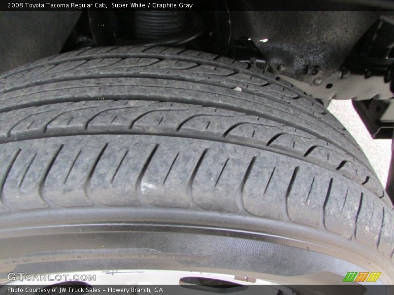 Super White / Graphite Gray 2008 Toyota Tacoma Regular Cab
