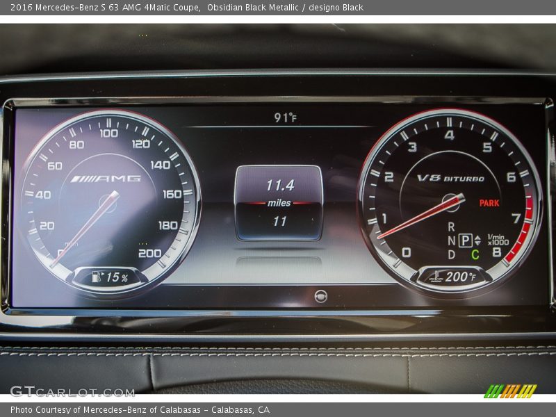 Obsidian Black Metallic / designo Black 2016 Mercedes-Benz S 63 AMG 4Matic Coupe