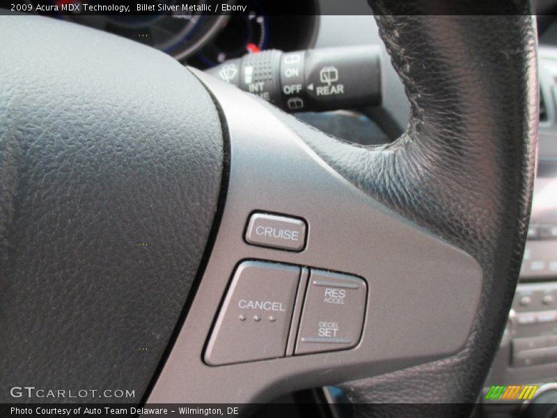 Billet Silver Metallic / Ebony 2009 Acura MDX Technology