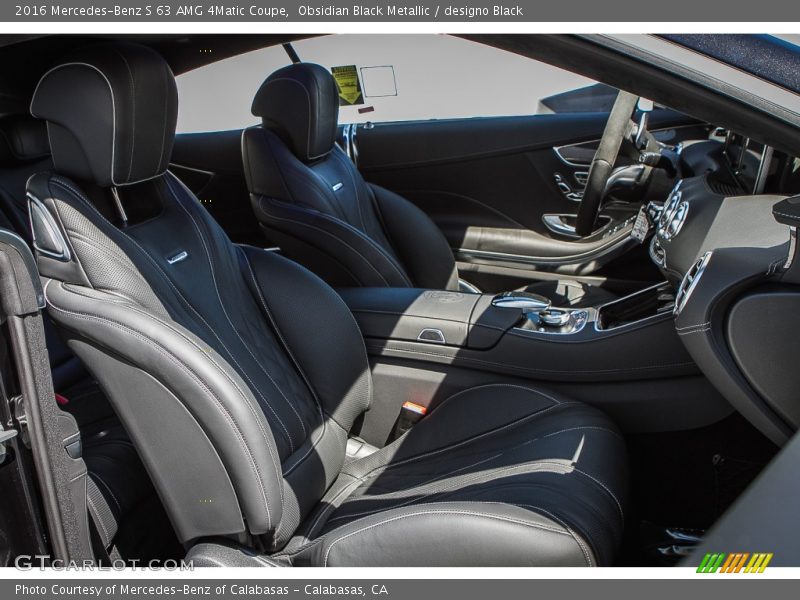 Front Seat of 2016 S 63 AMG 4Matic Coupe