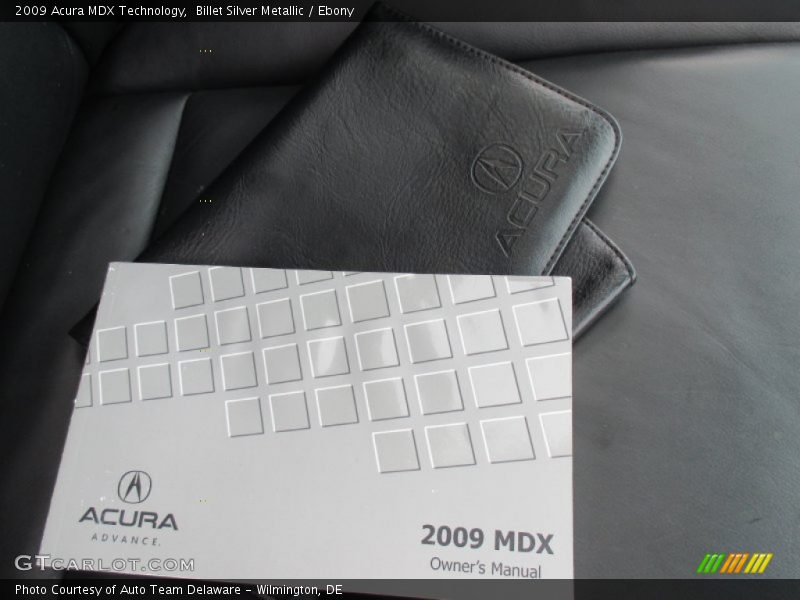 Billet Silver Metallic / Ebony 2009 Acura MDX Technology
