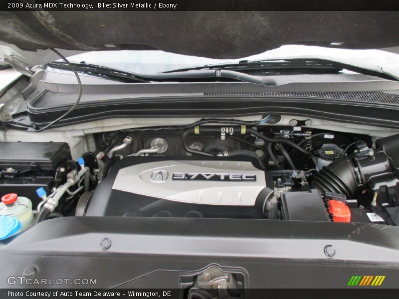 Billet Silver Metallic / Ebony 2009 Acura MDX Technology