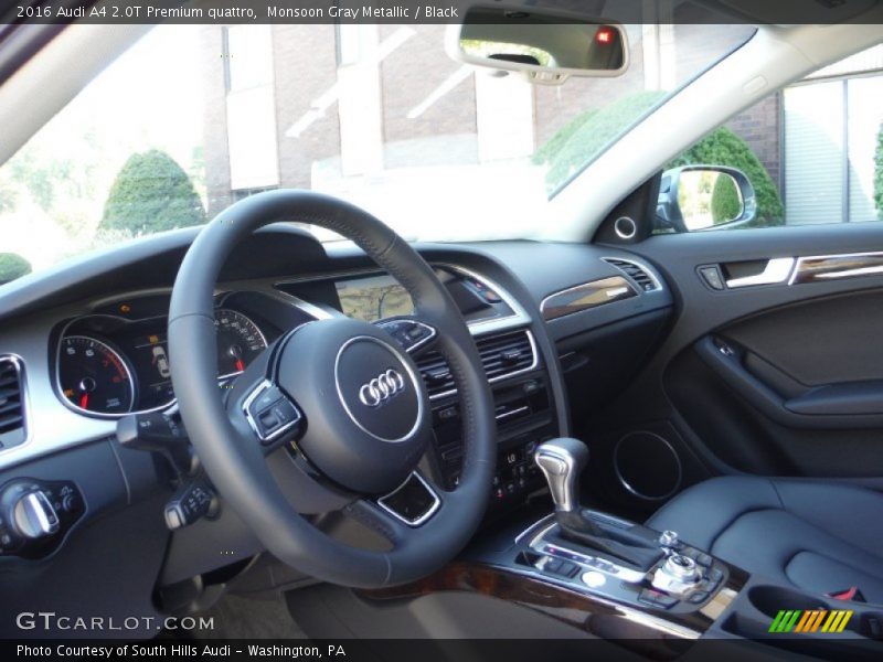 Monsoon Gray Metallic / Black 2016 Audi A4 2.0T Premium quattro