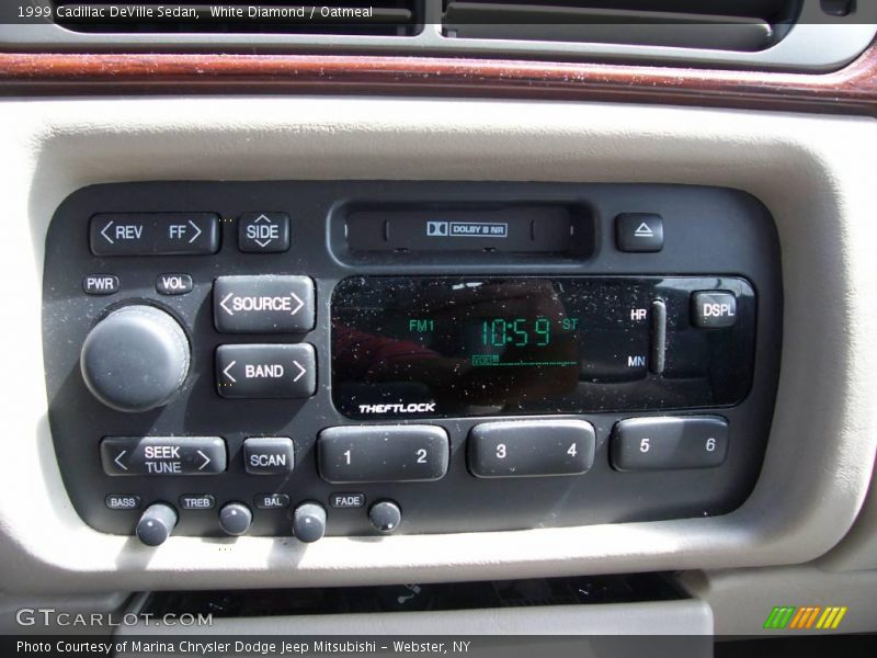 White Diamond / Oatmeal 1999 Cadillac DeVille Sedan
