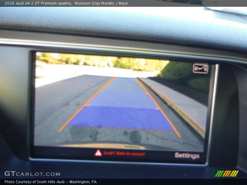 Monsoon Gray Metallic / Black 2016 Audi A4 2.0T Premium quattro