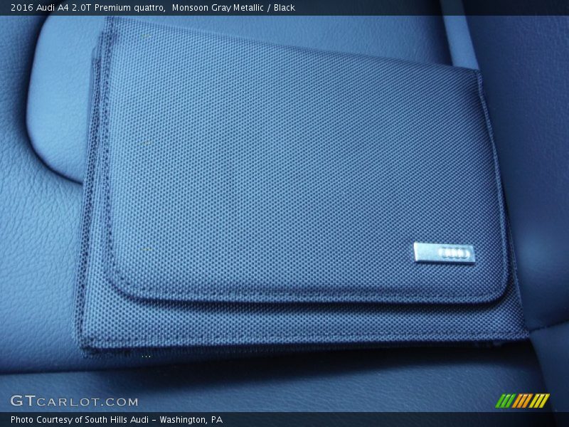 Monsoon Gray Metallic / Black 2016 Audi A4 2.0T Premium quattro