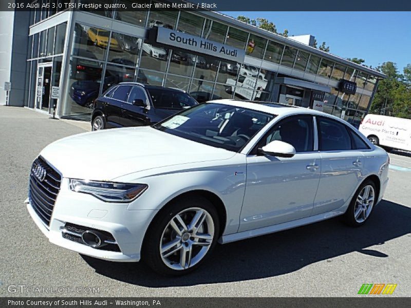 Glacier White Metallic / Black 2016 Audi A6 3.0 TFSI Prestige quattro