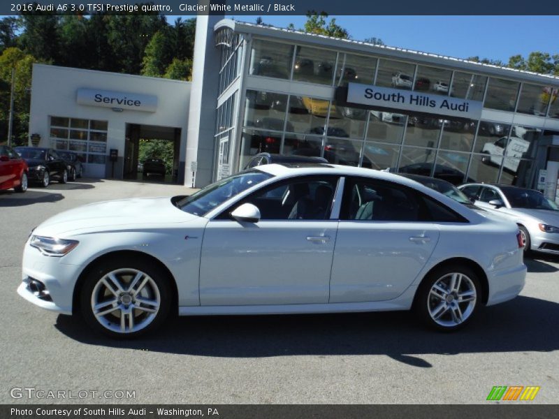 Glacier White Metallic / Black 2016 Audi A6 3.0 TFSI Prestige quattro