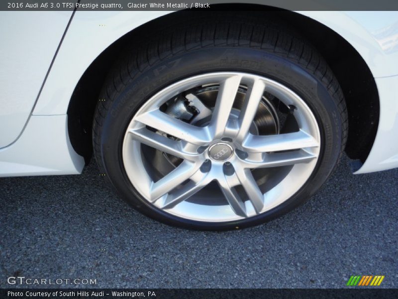 Glacier White Metallic / Black 2016 Audi A6 3.0 TFSI Prestige quattro