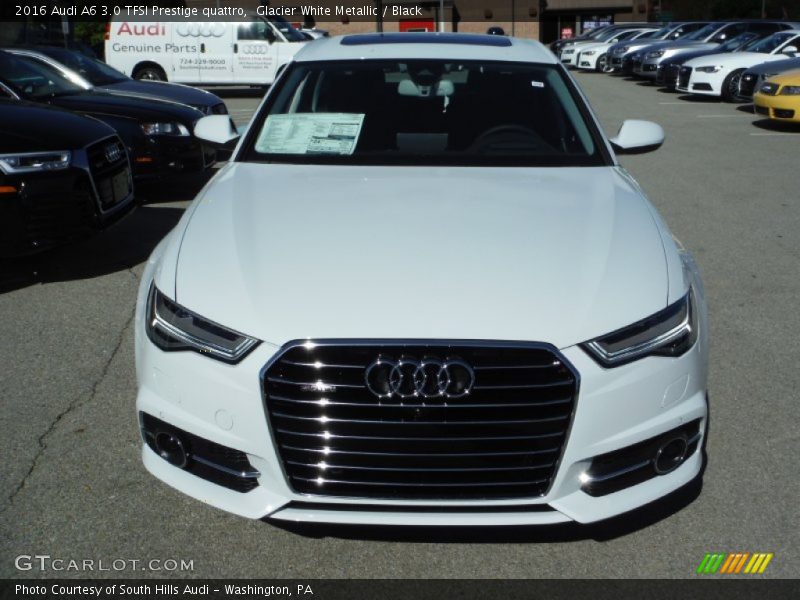 Glacier White Metallic / Black 2016 Audi A6 3.0 TFSI Prestige quattro