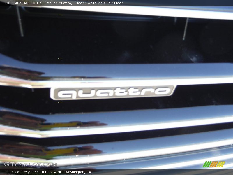 Glacier White Metallic / Black 2016 Audi A6 3.0 TFSI Prestige quattro