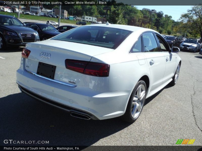 Glacier White Metallic / Black 2016 Audi A6 3.0 TFSI Prestige quattro