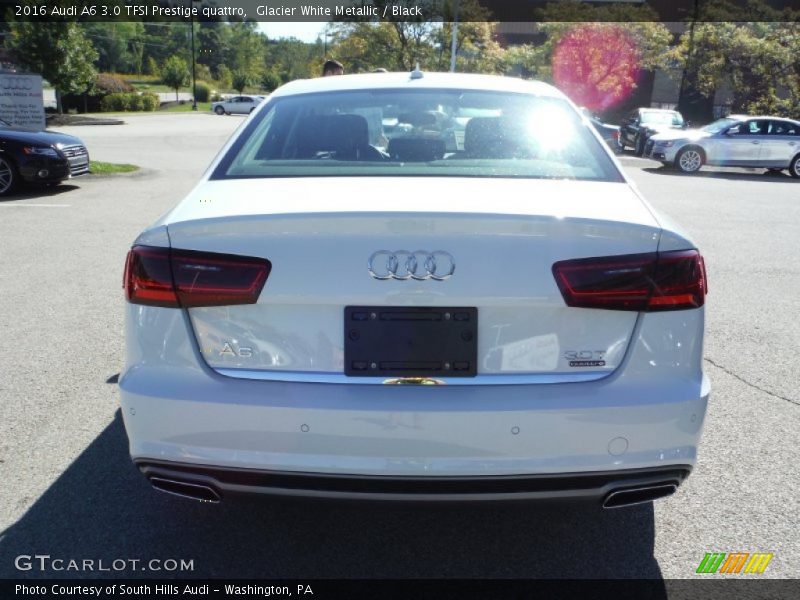 Glacier White Metallic / Black 2016 Audi A6 3.0 TFSI Prestige quattro