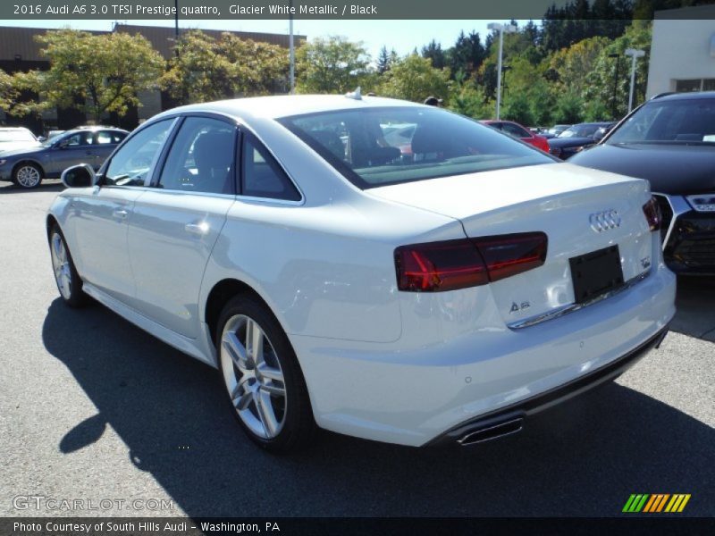Glacier White Metallic / Black 2016 Audi A6 3.0 TFSI Prestige quattro