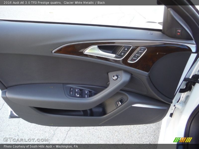 Glacier White Metallic / Black 2016 Audi A6 3.0 TFSI Prestige quattro