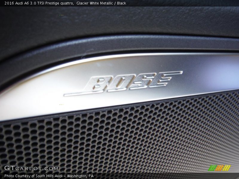 Glacier White Metallic / Black 2016 Audi A6 3.0 TFSI Prestige quattro