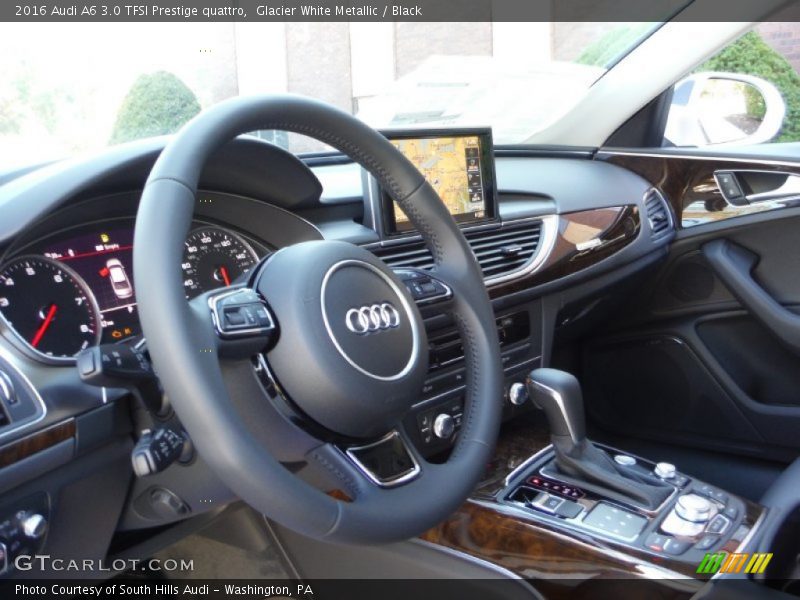 Glacier White Metallic / Black 2016 Audi A6 3.0 TFSI Prestige quattro