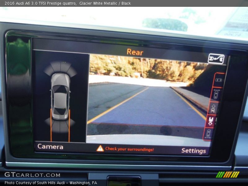 Glacier White Metallic / Black 2016 Audi A6 3.0 TFSI Prestige quattro