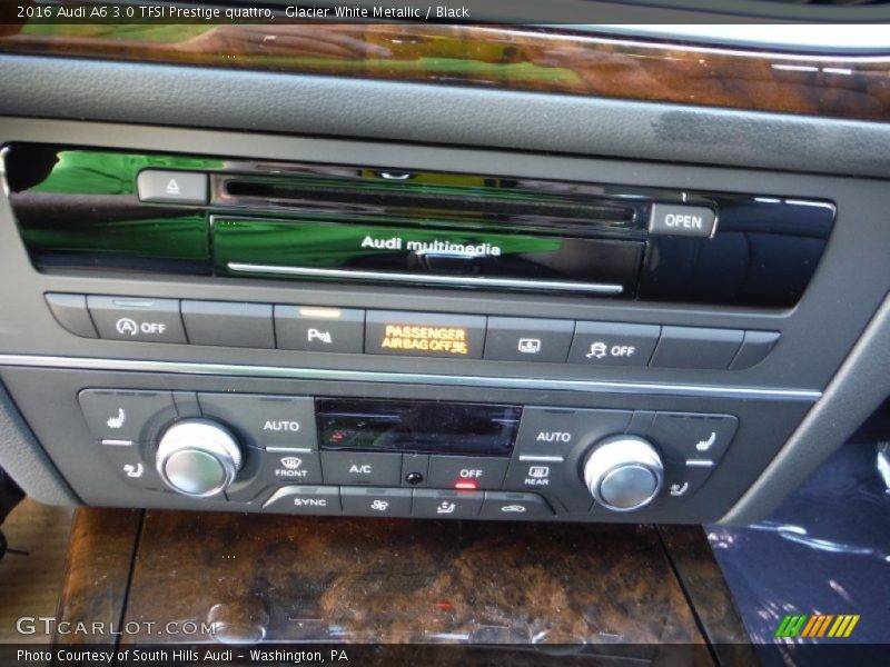 Glacier White Metallic / Black 2016 Audi A6 3.0 TFSI Prestige quattro