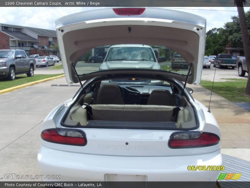 Arctic White / Beige 1996 Chevrolet Camaro Coupe