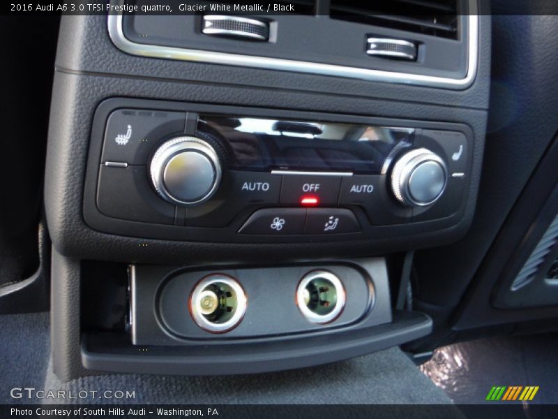 Glacier White Metallic / Black 2016 Audi A6 3.0 TFSI Prestige quattro