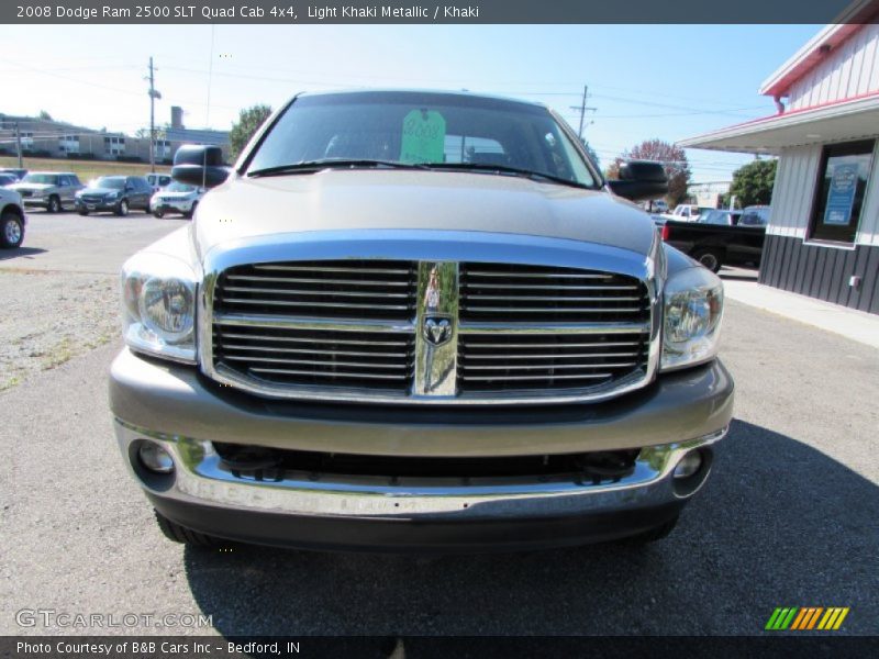 Light Khaki Metallic / Khaki 2008 Dodge Ram 2500 SLT Quad Cab 4x4