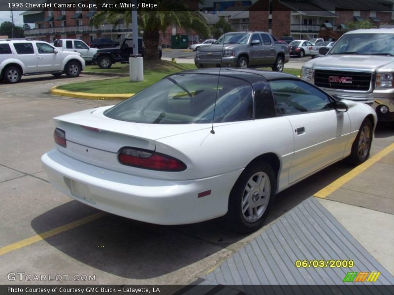 Arctic White / Beige 1996 Chevrolet Camaro Coupe
