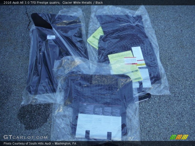 Glacier White Metallic / Black 2016 Audi A6 3.0 TFSI Prestige quattro